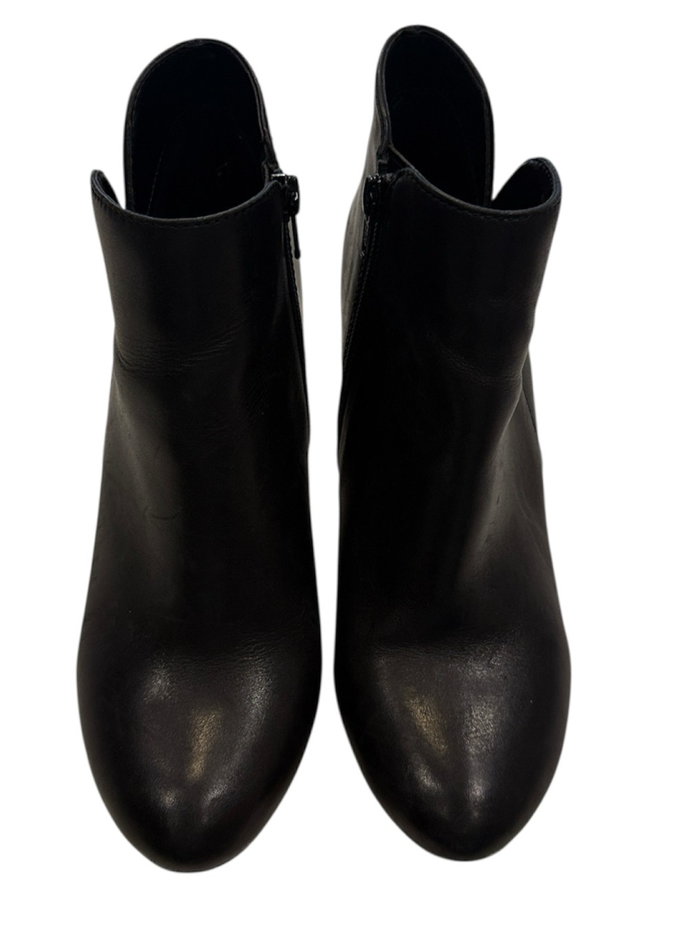 ALDO Black Leather Ankle Boots